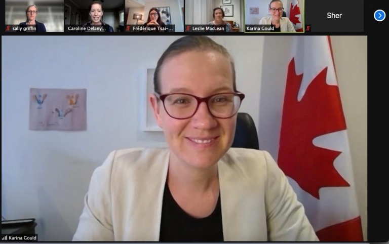 In virtual visit, Canadian Minister of Development participates in SRHR roundtable