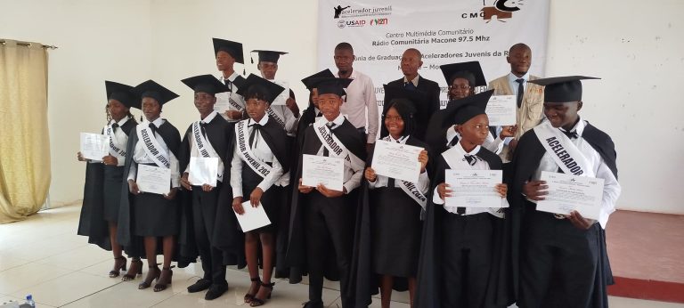 Mais de 250 Jovens Graduam-se no Aceleradores Juvenis no âmbito do projecto CORAGEM